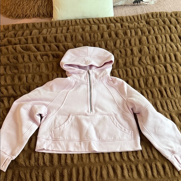 lululemon athletica Sweaters - Lululemon Light Pink Hooded Sweatshirt XS - S